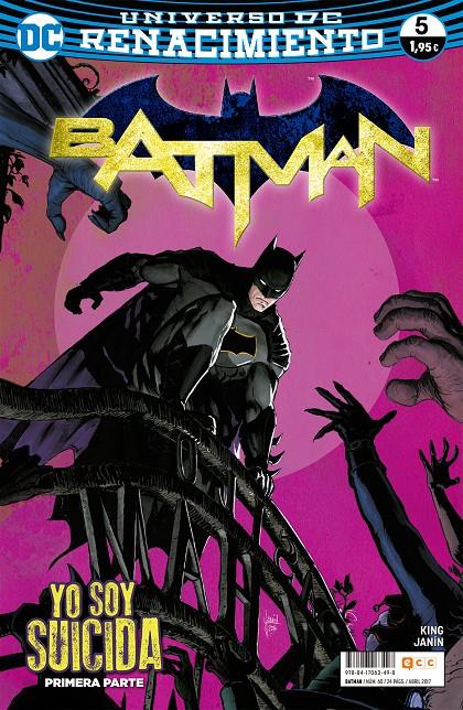 BATMAN # 060 RENACIMIENTO 5 | 9788417063498 | TOM KING - MIKEL JANIN |  Universal Cómics