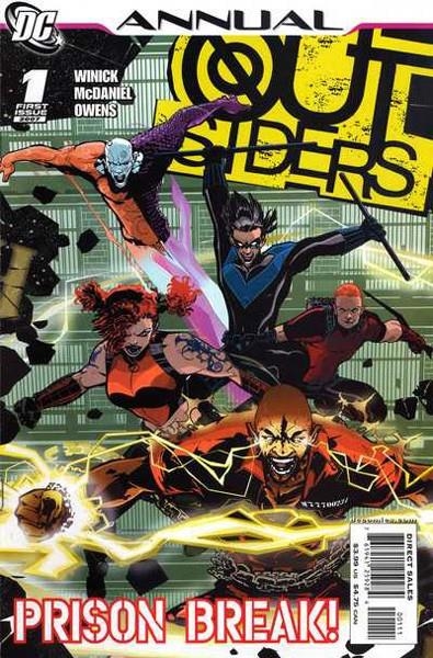 USA OUTSIDERS ANNUAL # 01 | 76194125928400111 | JUDD WINICK - SCOTT MCDANIEL | Universal Cómics