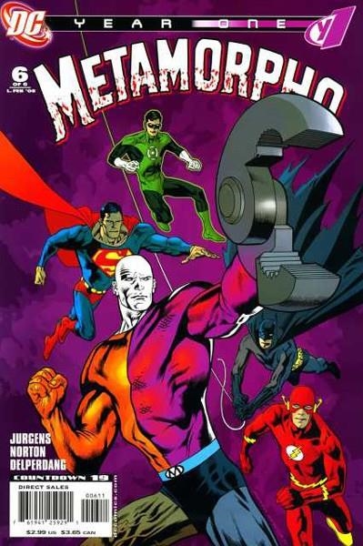 USA METAMORPHO YEAR ONE # 06 | 76194125929100611 | DAN JURGENS - MIKE NORTON - JESSE DELPERDANG | Universal Cómics