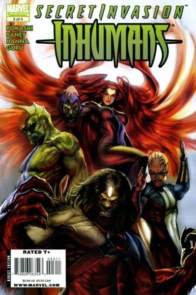 USA SECRET INVASION INHUMANS # 03 | 75960606354300311 | JOE POOKASKI - TOM RANEY - SCOTT HANNA | Universal Cómics