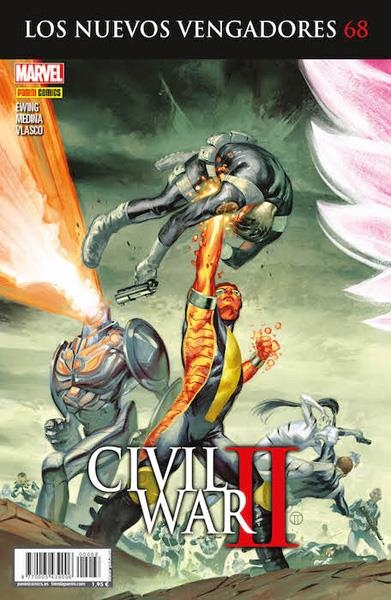 NUEVOS VENGADORES VOL 2 # 68 CIVIL WAR II | 977000543900600068 | AL EWING - GERARDO SANDOVAL | Universal Cómics