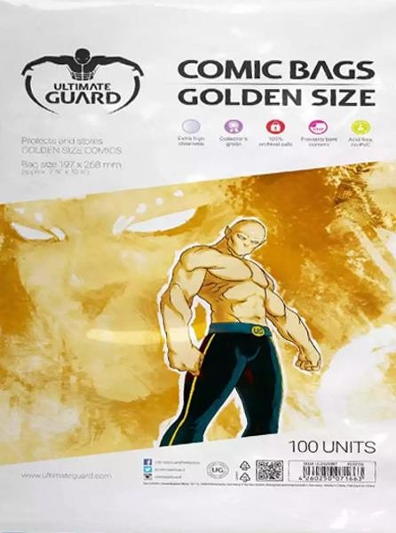 BOLSAS PARA COMIC TAMAÑO GOLDEN ULTIMATE GUARD | 4260250071663 | ULTIMATE GUARD