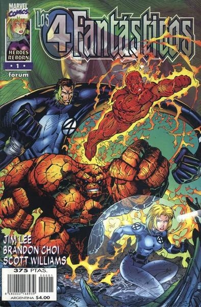 LOS 4 FANTÁSTICOS VOLUMEN II HÉROES REBORN # 01 | 848000216893900001 | JIM LEE - BRANDON CHOI - SCOTT WILLIAMS | Universal Cómics