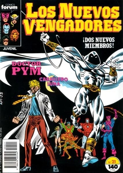 NUEVOS VENGADORES # 21 | 978843950356900021 | STEVE ENGLEHART  -  AL MILGROM - JOE SINNOTT - J M DE MATTEIS - ALAN KUPPERBERG | Universal Cómics