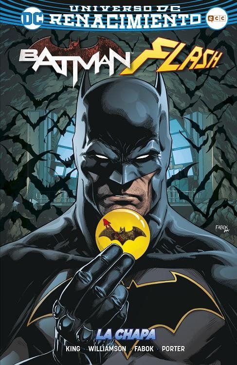 BATMAN / FLASH, LA CHAPA EDICIÓN LIMITADA CON CHAPA EXTRAÍBLE | 9788417206031 | HOWARD PORTER - JASON FABOK - JOSHUA WILLIAMSON - TOM KING | Universal Cómics