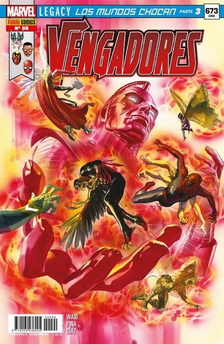 VENGADORES VOL 4 # 090 MARVEL LEGACY | 977000543600500090 | MARK WAID - JESÚS SAIZ | Universal Cómics