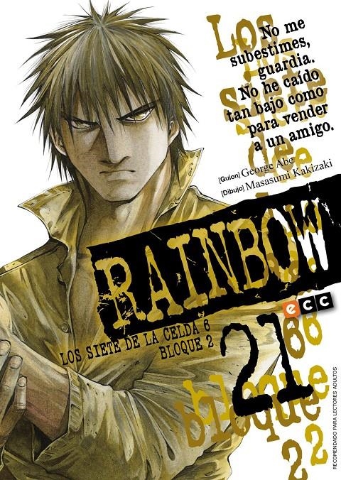 RAINBOW, LOS SIETE DE LA CELDA 6 BLOQUE 2 # 21 | 9788417354558 | GEORGE ABE - MASASUMI KAKIZAKI | Universal Cómics