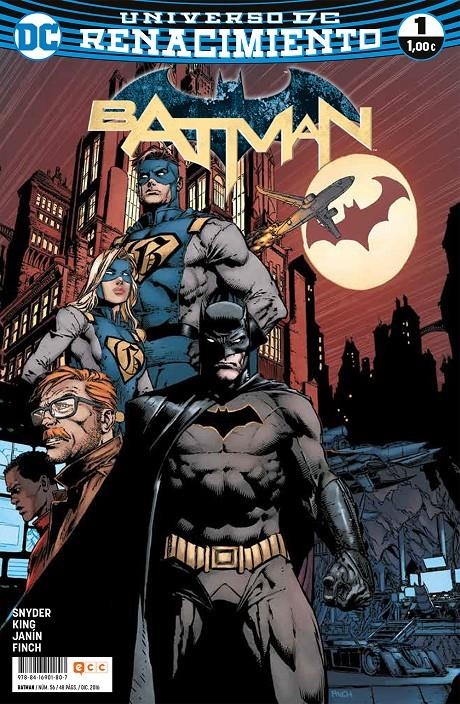 BATMAN # 056 RENACIMIENTO 1 SEGUNDA EDICIÓN | 9788417401900 | SCOTT SNYDER - TOM KING - MIKEL JANÍN - DAVID FINCH | Universal Cómics