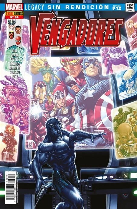 VENGADORES VOL 4 # 094 MARVEL LEGACY | 977000543600500094 | MARK WAID - AL EWING - PACO MEDINA - JIM ZUB - JOE BENNETT | Universal Cómics