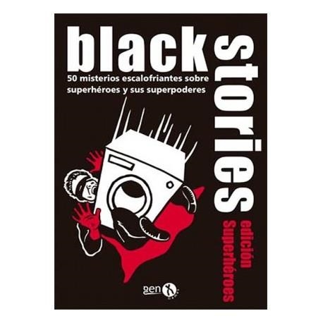 BLACK STORIES EDICION SUPERHEROES JUEGO DE CARTAS | 8436564810502 | HOLGER BOSCH - NICOLA BERGER | Universal Cómics