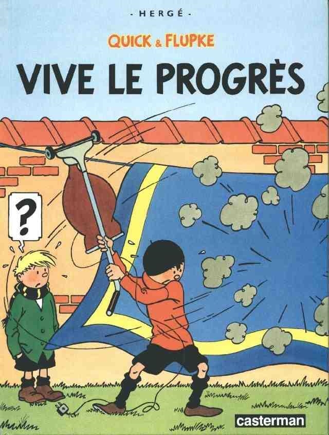 QUICK ET FLUPKE TOME # 08 VIVE LE PROGRÈS EDICIÓN EN FRANCÉS | 9782203324084 | HERGÉ | Universal Cómics