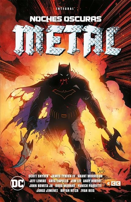 NOCHES OSCURAS METAL INTEGRAL | 9788418180514 | SCOTT SNYDER - GRANT MORRISON - JAMES TYNION IV - JEFF LEMIRE - JOSHUA WILLIAMSON | Universal Cómics