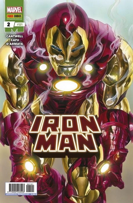 INVENCIBLE IRON MAN VOL 2 # 121 IRON MAN NUEVA ETAPA 2 | 977000544300300121 | CAFU - CHRISTOPHER CANTWELL | Universal Cómics