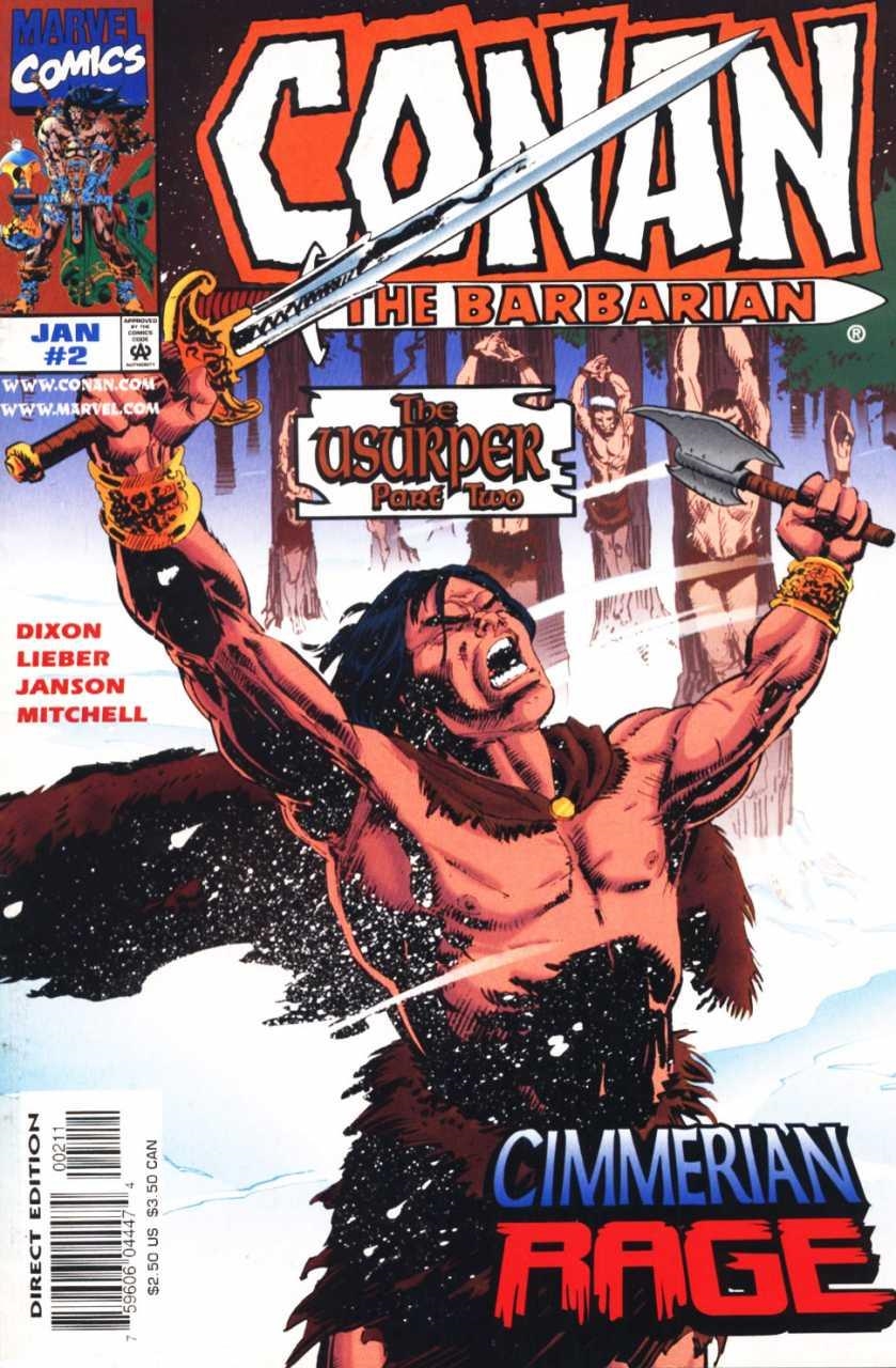 USA CONAN THE USURPER # 02 | 75960604447400211 | CHUCK DIXON - STEVE LIEBER - KLAUS JANSON | Universal Cómics