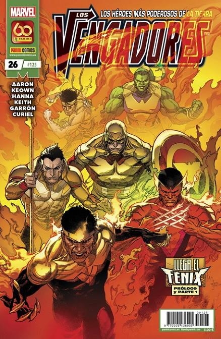 2AMA VENGADORES VOL 4 # 125 VENGADORES 26 | 9999900071528 | JAVIER GARRÓN - JASON AARON - DALE KEOWN | Universal Cómics