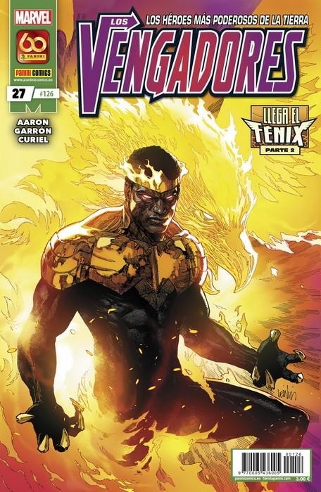 2AMA VENGADORES VOL 4 # 126 VENGADORES 27 | 9999900071535 | JAVIER GARRÓN - JASON AARON | Universal Cómics