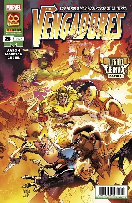 2AMA VENGADORES VOL 4 # 127 VENGADORES 28 | 9999900071542 | LUCA MARESCA - JASON AARON | Universal Cómics