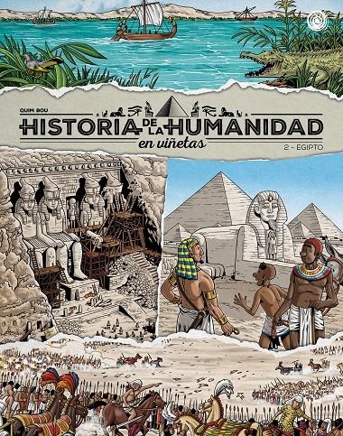 HISTORIA DE LA HUMANIDAD EN VIÑETAS # 02 ANTIGUO EGIPTO | 9788418510977 | QUIM BOU