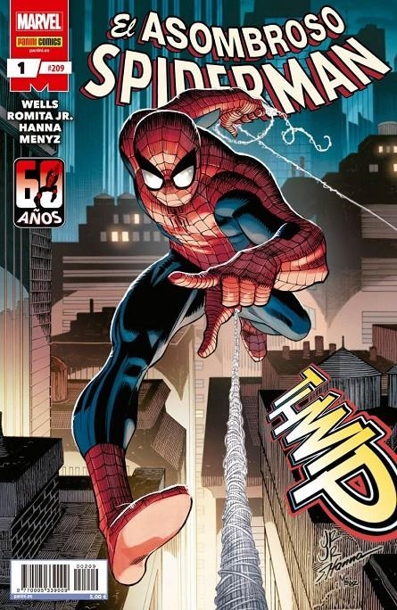 SPIDERMAN VOL 2 # 209 EL ASOMBROSO SPIDERMAN 1 | 977000533900900209 | ZEB WELLS - JOHN ROMITA JR. | Universal Cómics