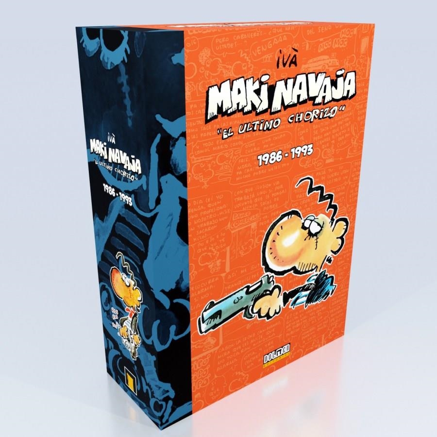 ESTUCHE DE LUJO MAKINAVAJA, EL ÚLTIMO CHORIZO OBRA COMPLETA DE 1986 A 1993 | 9788419380708 | IVÁ | Universal Cómics