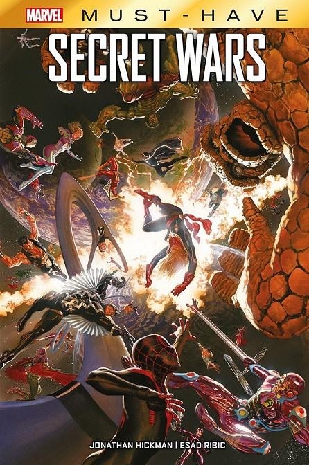 MARVEL MUST-HAVE SECRET WARS | 9788411500609 | JONATHAN HICKMAN - ESAD RIBIC - PAUL RENAUD | Universal Cómics