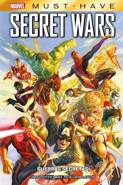 MARVEL MUST-HAVE SECRET WARS, GUERRAS SECRETAS | 9788411502726 | MIKE ZECK - BOB LAYTON - JIM SHOOTER | Universal Cómics