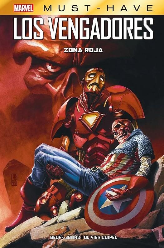 MARVEL MUST-HAVE LOS VENGADORES, ZONA ROJA | 9788411506007 | GEOFF JOHNS - OLIVIER COIPEL | Universal Cómics