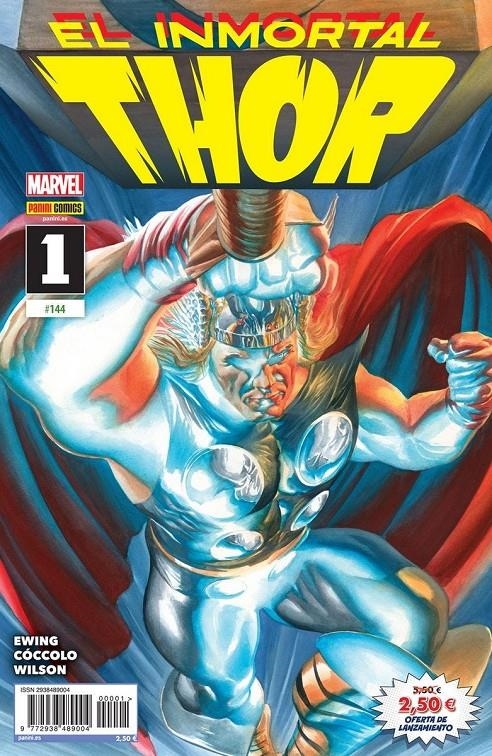 THOR VOL 5 # 144 EL INMORTAL THOR 01 | 977293848900400001 | MARTÍN CÓCCOLO - AL EWING | Universal Cómics