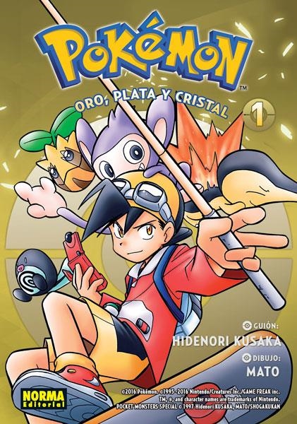 POKÉMON # 05 ORO, PLATA Y CRISTAL 1 NUEVA EDICIÓN | 9788467965001 | HIDENORI KUSAKA - MATO | Universal Cómics