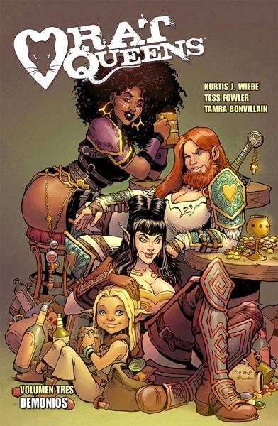 2AMA RAT QUEENS # 03 DEMONIOS | 9999900098907 | KURTIS J. WIEBE -  TESS FOWLER - TAMRA BONVILLAIN | Universal Cómics