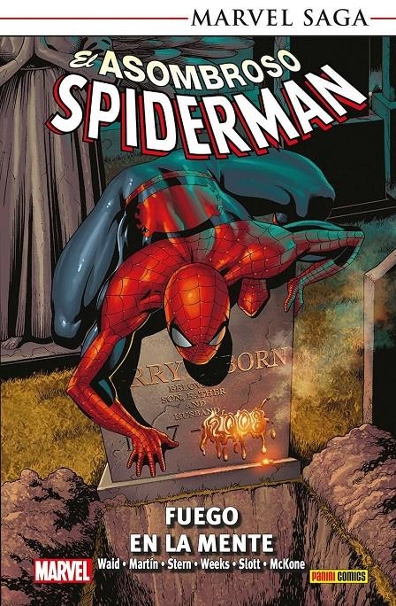 EL ASOMBROSO SPIDERMAN MARVEL SAGA RÚSTICA # 19 FUEGO EN LA MENTE | 9788410513402 | LEE WEEKS - MIKE MCKONE - MARCOS MARTÍN - MARK WAID - SAN SLOTT - ROGER STERN | Universal Cómics