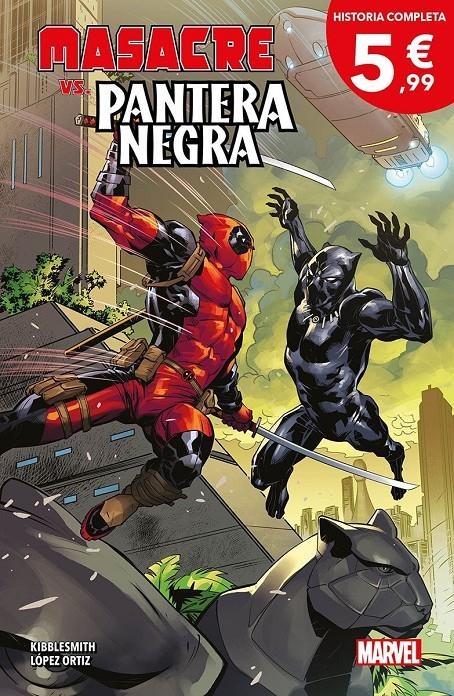 MASACRE VS. # 02 MASACRE VS. PANTERA NEGRA | 9788410512931 | RICARDO LOPEZ ORTIZ - DANIEL KIBBLESMITH | Universal Cómics