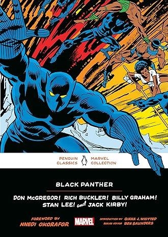 USA PENGUIN CLASSICS MARVEL COLLECTION BLACK PANTHER | 978014313581452800 | STAN LEE - JACK KIRBY - DON MCGREGOR - RICH BUCKLER - BILLY GRAHAM | Universal Cómics