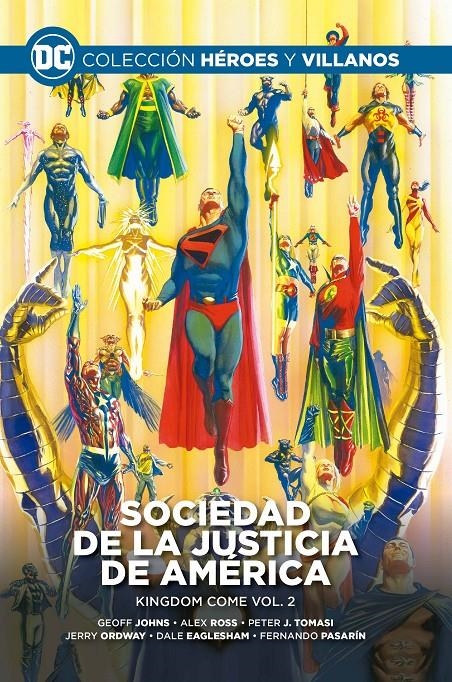 HÉROES Y VILLANOS COLECCIONABLE # 66 SOCIEDAD DE LA JUSTICIA DE AMÉRICA, KINGDOM COME 2  | 9788419263520 | GEOFF JOHNS - ALEX ROSS -  JERRY ORDWAY - FERNANDO PASARIN | Universal Cómics