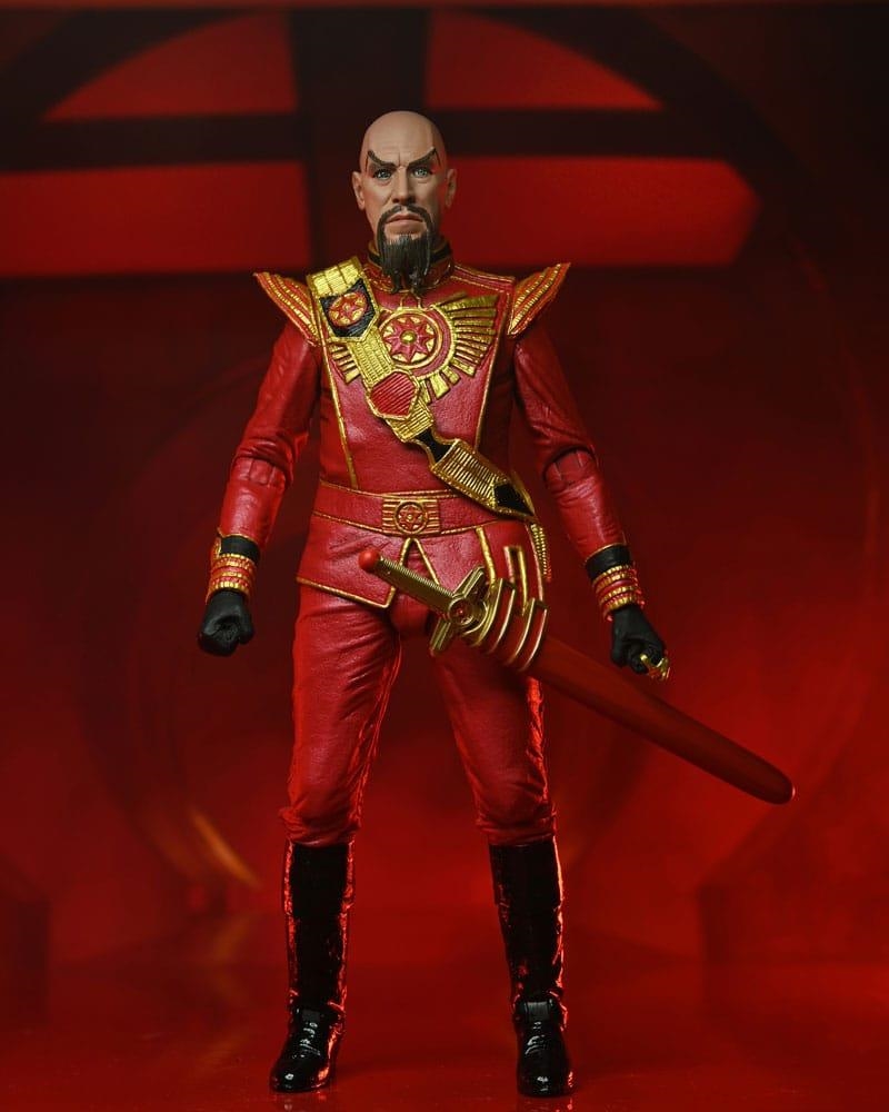 FLASH GORDON (1980) FIGURA ULTIMATE MING (RED MILITARY OUTFIT) 18 CM | 0634482426227 | Universal Cómics