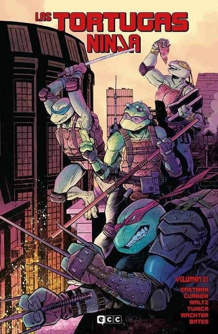 LAS TORTUGAS NINJA # 21 | 9788410330221 | BOBBY CURNOW - BRAHM REUEL - CHRIS JOHNSON - DAVE WACHTER - IAN FLYNN - KEVIN EASTMAN - MARK TORRES | Universal Cómics