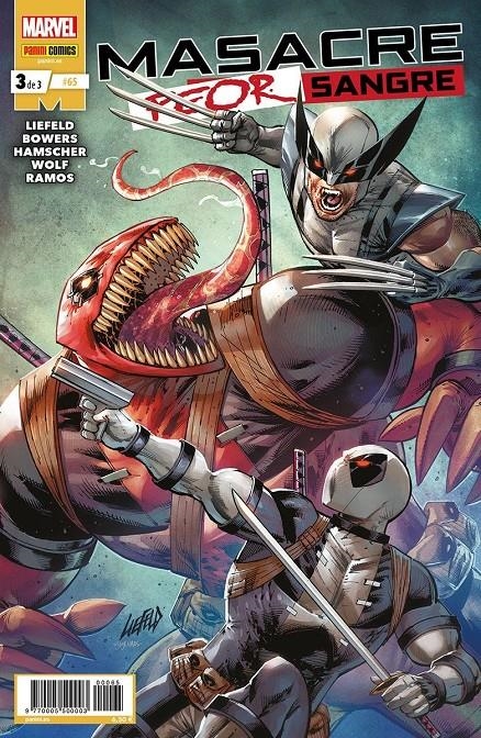 MASACRE VOLUMEN 3 # 65 MASACRE PEOR SANGRE 3 | 977000550000300065 | ROB LIEFELD - CHAD BOWERS | Universal Cómics