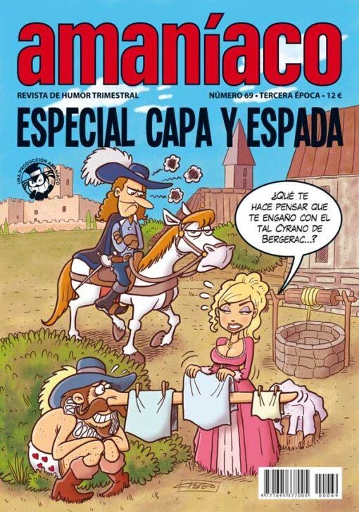 AMANÍACO III ÉPOCA # 69 ESPECIAL CAPA Y ESPADA | 977169537700500069 | VARIOS AUTORES | Universal Cómics