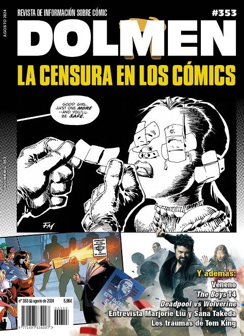 DOLMEN # 353 ESPECIAL LA CENSURA EN LOS CÓMICS | 977169763400700353 | VARIOS AUTORES | Universal Cómics