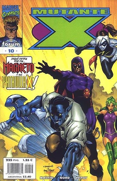 MUTANTE-X # 10 | 848000215586100010 | HOWARD MACKIE - CARY NORD | Universal Cómics