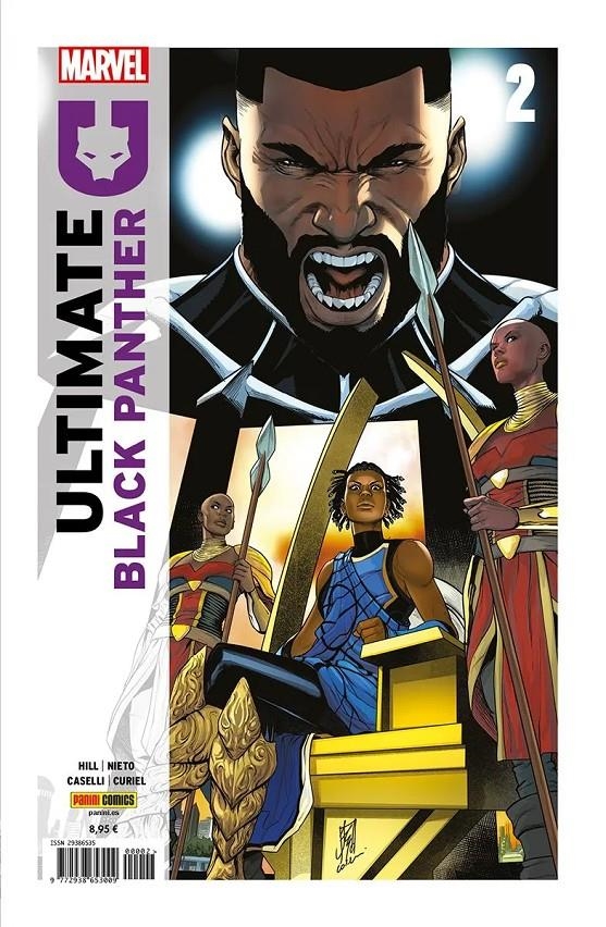 ULTIMATE BLACK PANTHER # 02 | 977293865300900002 | CARLOS NIETO - BRYAN EDWARD HILL - STEFANO CASELLI | Universal Cómics