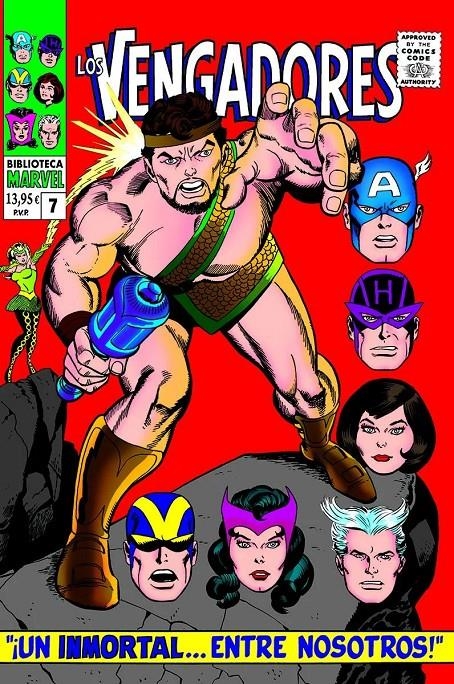 BIBLIOTECA MARVEL LOS VENGADORES # 07 DE 1967 | 9788410514775 | ROY THOMAS - JOHN BUSCEMA - DON HECK | Universal Cómics