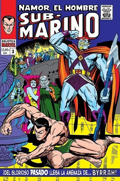 BIBLIOTECA MARVEL NAMOR, EL HOMBRE SUBMARINO # 03 DE 1967 | 9788410515666 | STAN LEE - ROY  THOMAS - WERNR ROTH - BILL EVERETT - DAN ATKINS  | Universal Cómics