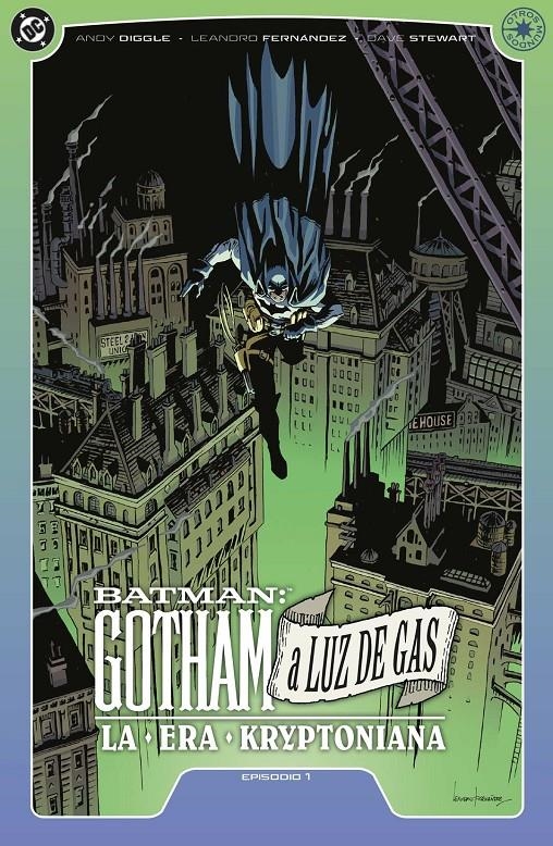 BATMAN GOTHAM A LUZ DE GAS, LA ERA KRIPTONIANA # 01 | 9788410429871 | ANDY DIGGLE - LAURA ALLRED - LEANDRO FERNÁNDEZ - MAHMUD A. ASRAR - MARK WAID -  MIKE ALLRED | Universal Cómics