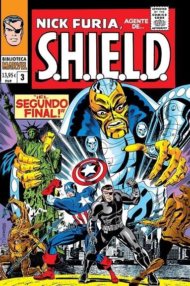 BIBLIOTECA MARVEL NICK FURIA, AGENTE DE S.H.I.E.L.D. # 03 DE 1967 | 9788410516069 | ROY THOMAS -  JIM STERANKO | Universal Cómics