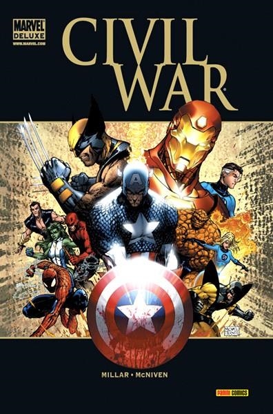 2ª MA CIVIL WAR TOMO MARVEL DELUXE | 9999900107951 | MARK MILLAR  -  STEVE McNIVEN - DEXTER VINES - MORRY HOLLOWELL | Universal Cómics