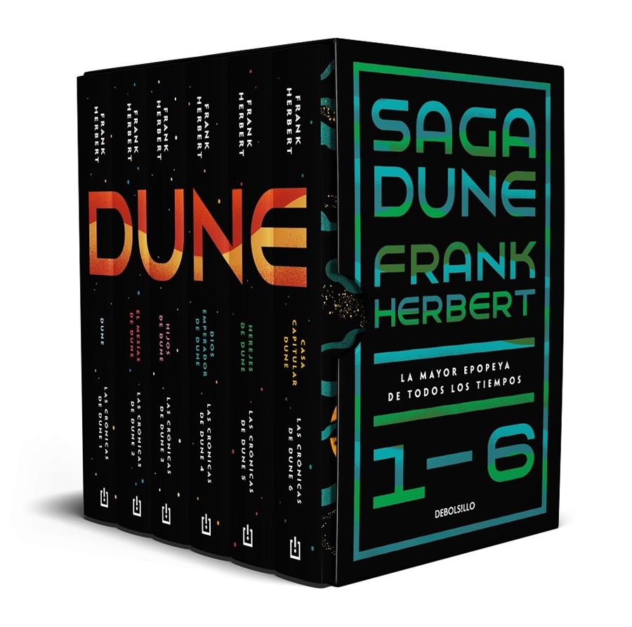 ESTUCHE SAGA DUNE 1 - 6 LA MAYOR EPOPEYA DE TODOS LOS TIEMPOS | 9788466361897 | FRANK HERBERT | Universal Cómics