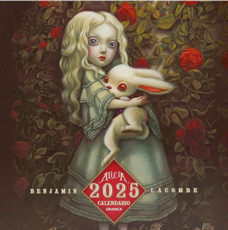 CALENDARIO 2025 ALICIA DE PARED | 9786316544612 | BENJAMIN LACOMBE | Universal Cómics