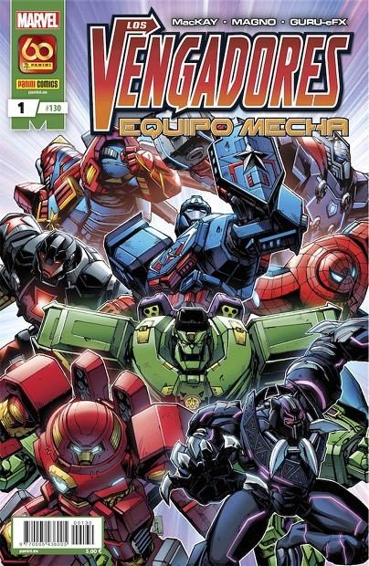 COLECCION COMPLETA VENGADORES  EQUIPO MECHA | 9999900109047 | JED MACKAY - CARLOS MAGNO | Universal Cómics