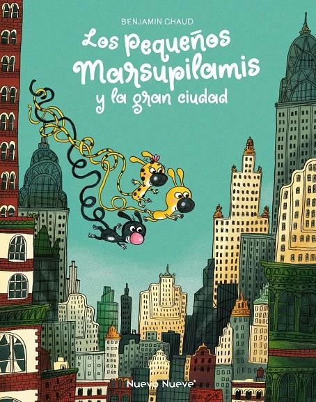 PEQUEÑOS MARSUPILAMIS # 03 LOS PEQUEÑOS MARSUPILAMIS Y LA GRAN CIUDAD | 9788410287112 | ANDRE FRANQUIN - BENJAMIN CHAUD | Universal Cómics